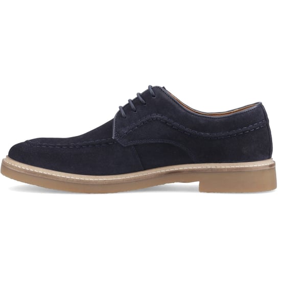 Hush Puppies Genny Leather Men's Navy Lace-Up Shoes - Image 4