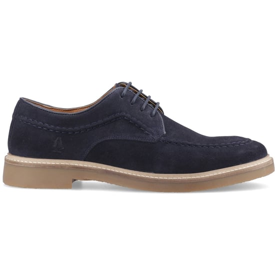 Hush Puppies Genny Leather Men's Navy Lace-Up Shoes - Image 5