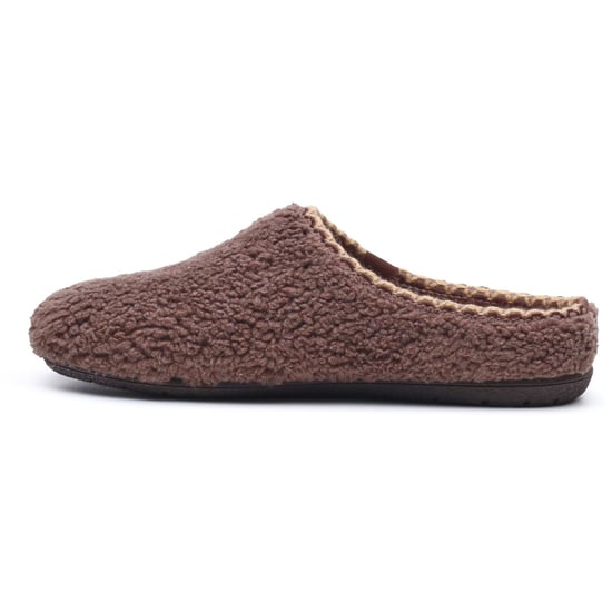 Hush Puppies Goede Textiel Damesslippers in Chocolade - Image 6