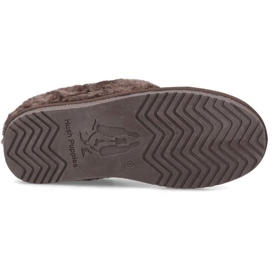 Hush Puppies Amara Suede Women's Chocolate Slippers - Image 3