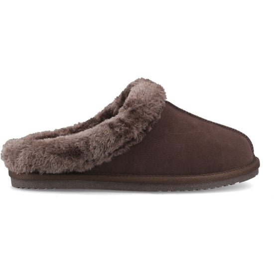 Hush Puppies Amara Suede Women's Chocolate Slippers - Image 5