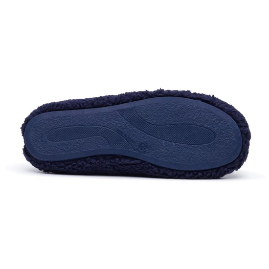 Hush Puppies Good Teddy Polyester Men's NAVY Slippers - Image 4