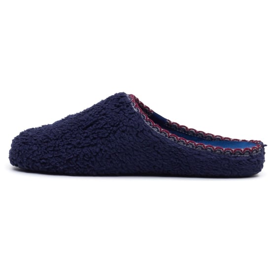 Hush Puppies Good Teddy Polyester Men's NAVY Slippers - Image 6