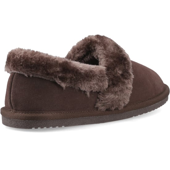 Hush Puppies Ariel Suede Women's Chocolate Slippers - Image 2
