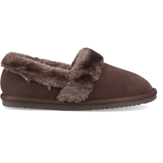 Hush Puppies Ariel Suede Women's Chocolate Slippers - Image 5