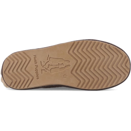 Hush Puppies Anika Suède Dames Chocolade Slippers - Image 2