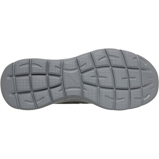 Skechers Arch Fit Summits Leege Lädersko för män i kolgrått läder/nät/svarta detaljer - Image 2