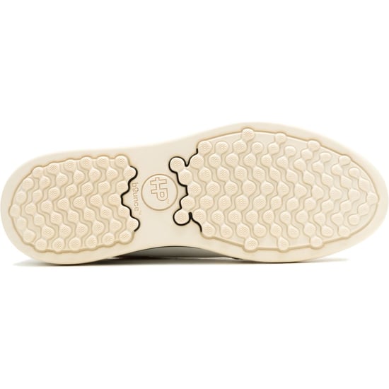 Hush Puppies Wes HP Sneaker Suede Men's White Trainers - Image 3