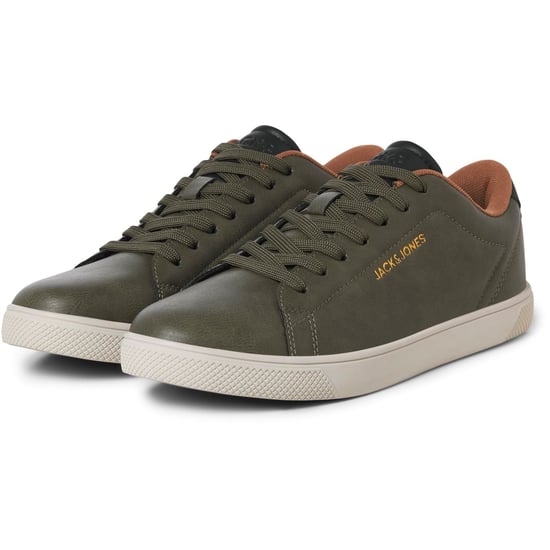 Jack & Jones Bosley Polyurethaan Heren Sneakers in Olijfnacht - Image 1
