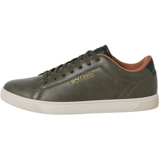 Jack & Jones Bosley Polyurethaan Heren Sneakers in Olijfnacht - Image 4