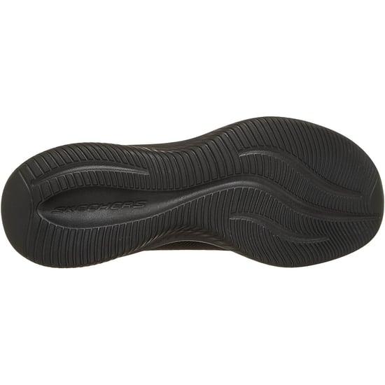 Skechers Ultra Flex 4.0 Pure Dream Textiel Dames Zwarte Gebreide/S Randen Sneakers - Image 2