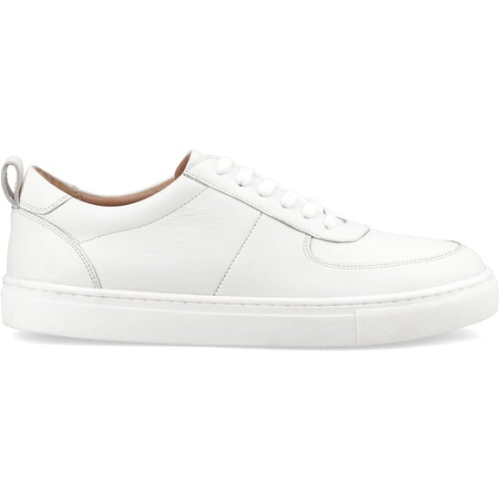 Hush Puppies Ciro Leather Men's WHITE Trainers - Image 3