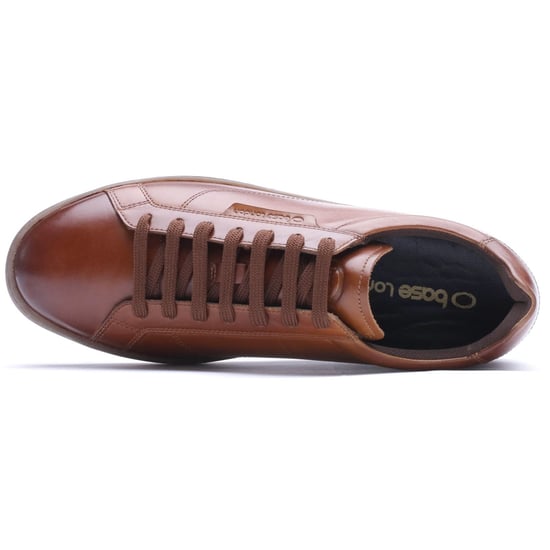 Base London Zammo Leather Men's TAN Trainers - Image 4