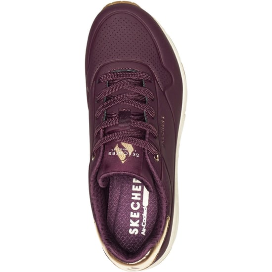 Skechers Uno - Golden Air Polyurethaan Dames WINE Sneakers - Image 3