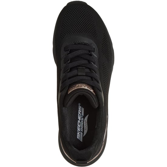 Skechers BOBS Arch Fit Elev8 Textil Dam Svart Konstruerad Stickad Träningssko - Image 3