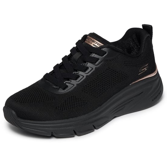 Skechers BOBS Arch Fit Elev8 Textil Dam Svart Konstruerad Stickad Träningssko - Image 5