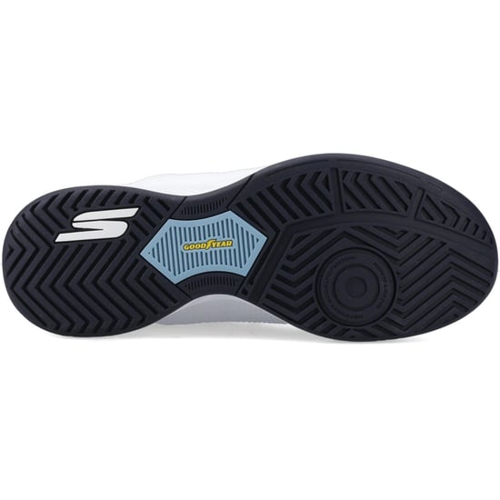 Skechers Slip-ins Relaxed Fit Viper Court Reload Men's White/Navy Blue Trainers - Image 3