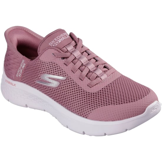 Skechers GO WALK Flex Grand Entry Textil Dam Rose Textil/Trim Sneakers - Image 1