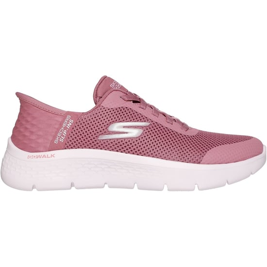 Skechers GO WALK Flex Grand Entry Textil Dam Rose Textil/Trim Sneakers - Image 4