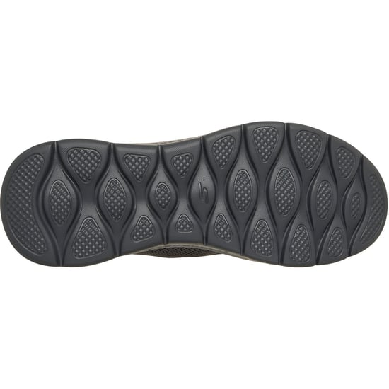 Skechers GO WALK Flex Hands Up Textile Men's DARK GREY Trainers - Image 2