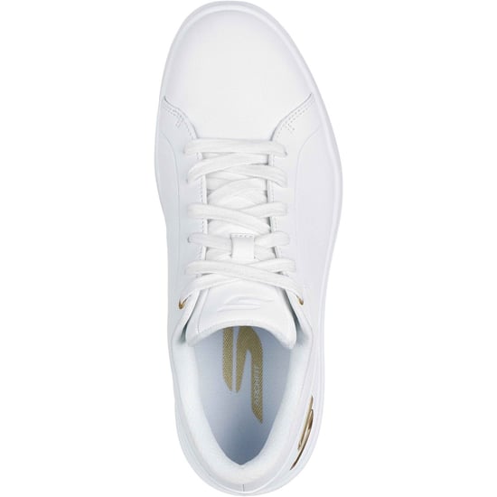 Skechers GO GOLF Drive 12 Leren Dames Witte/Gouden Golfschoenen - Image 3