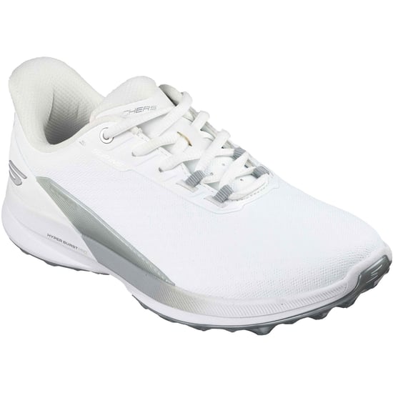 Skechers Skechers Pure Slip-Ons Dames Wit/Zilver Golfschoenen - Image 1