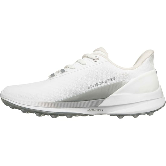 Skechers Skechers Pure Slip-Ons Dames Wit/Zilver Golfschoenen - Image 4