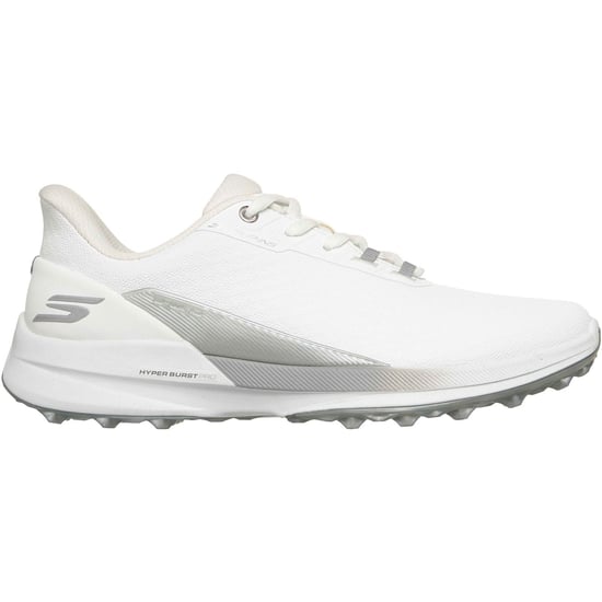 Skechers Skechers Pure Slip-Ons Dames Wit/Zilver Golfschoenen - Image 5