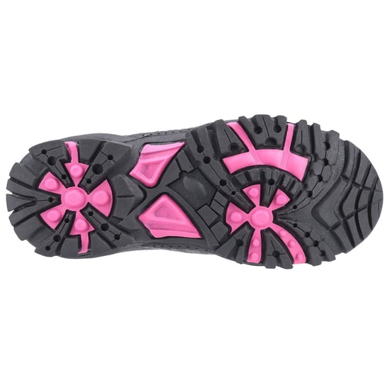 Cotswold Littledean Nylon Girls's Pink/Grey Hiking Boots - Image 3