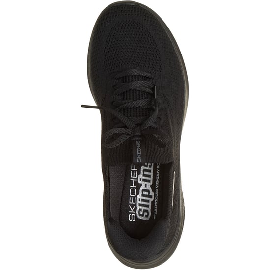 Skechers Ultra Flex 4.0 Polyester Women's Black / Black Sole Trainers - Image 3