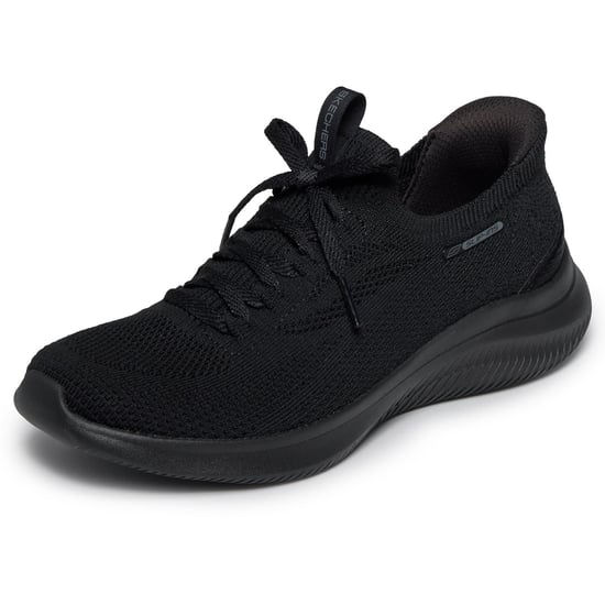 Skechers Ultra Flex 4.0 Polyester Women's Black / Black Sole Trainers - Image 6