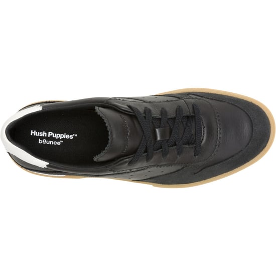Hush Puppies Mae Leren Dames Zwarte Sneakers - Image 4