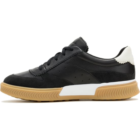 Hush Puppies Mae Leren Dames Zwarte Sneakers - Image 5