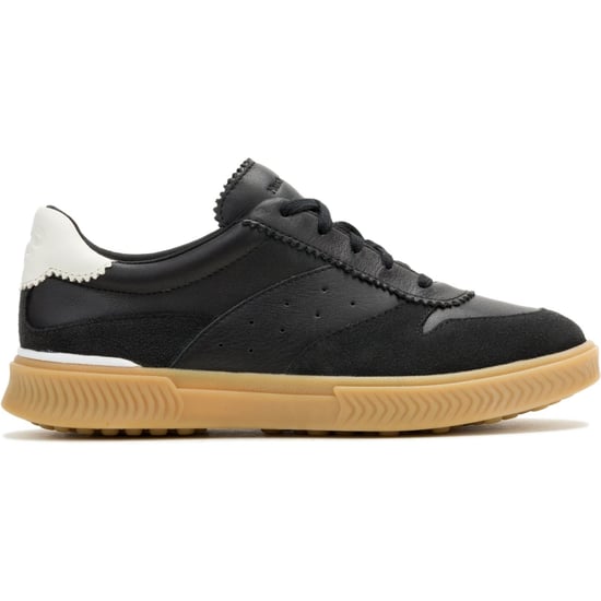Hush Puppies Mae Leren Dames Zwarte Sneakers - Image 6