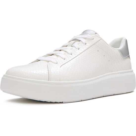 Fitflop RTG Veterschoenen van Leer voor Dames Urban Wit/Zilver Sneakers - Image 1