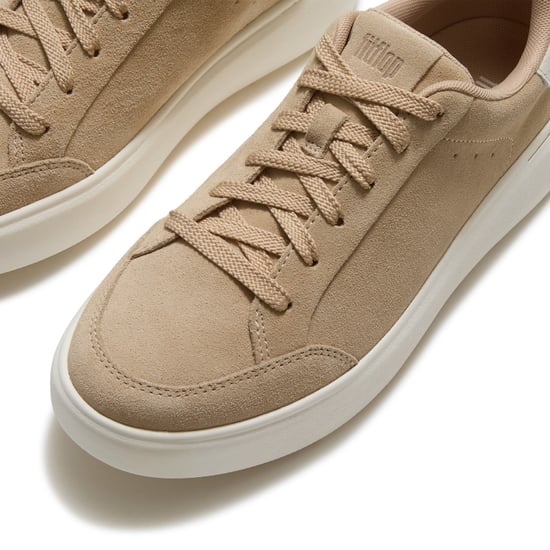 Fitflop RTG Lace Up Suede Women's Hazelnut Trainers - Image 5