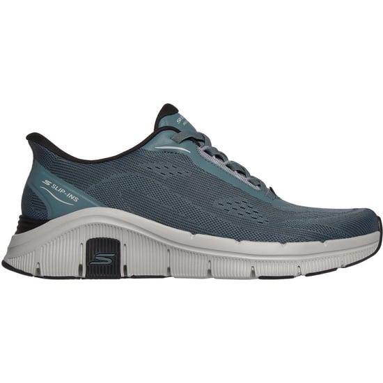 Skechers Relaxed Fit Flex Zayder Textil Herr Sneakers i SkifferNät/Syntetiskt - Image 2