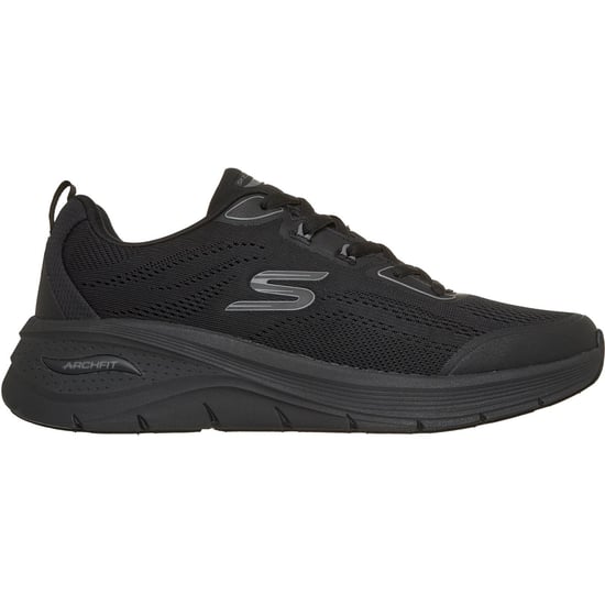 Skechers Arch Fit 3.0 Prawsper Textiel Heren Zwarte Mesh/TPU Sneakers - Image 4
