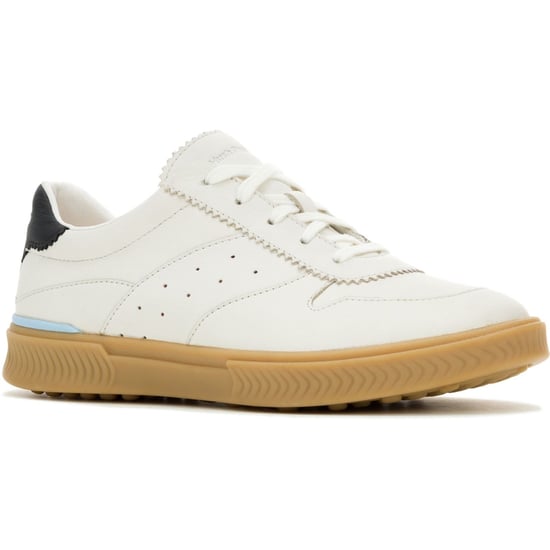 Hush Puppies Mae Leer Dames Witte Sneakers - Image 1