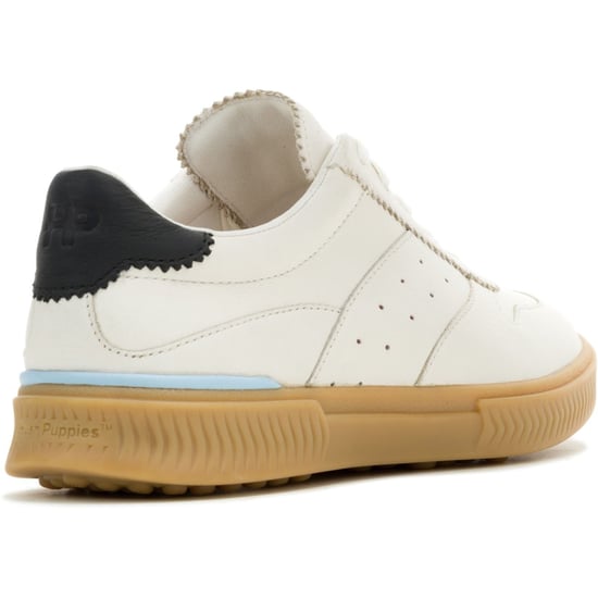 Hush Puppies Mae Leer Dames Witte Sneakers - Image 2