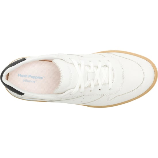 Hush Puppies Mae Leer Dames Witte Sneakers - Image 4