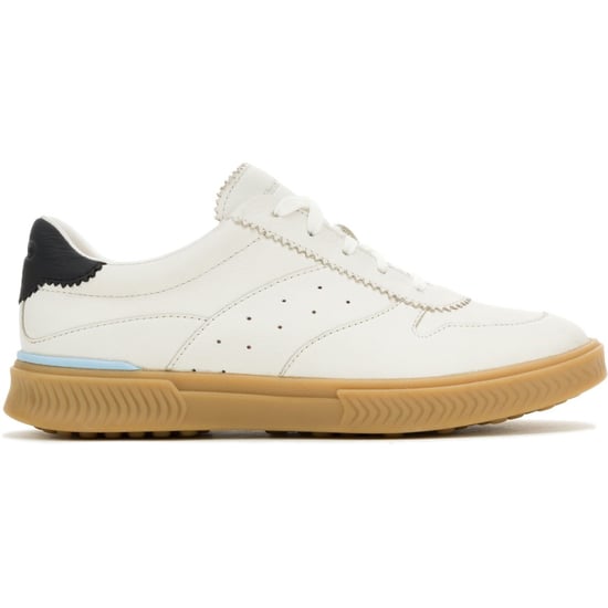 Hush Puppies Mae Leer Dames Witte Sneakers - Image 6
