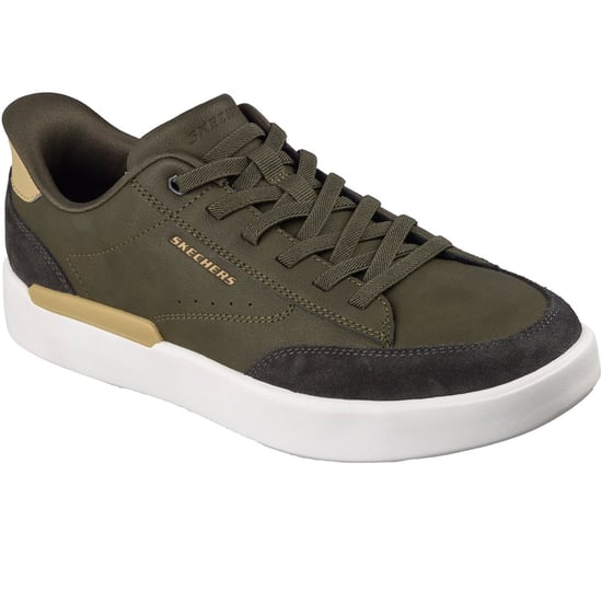 Skechers Verloma Radical Herrskor i Olivsyntet / Mocka - Image 1