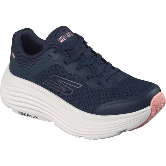 Skechers Max Cushioning Endeavour Dam Navy Syntetiska/ Rosa Detaljer Sneakers - Image 1