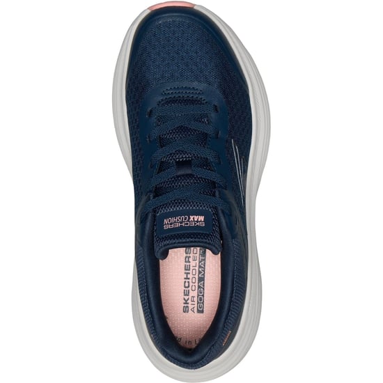 Skechers Max Cushioning Endeavour Dam Navy Syntetiska/ Rosa Detaljer Sneakers - Image 3