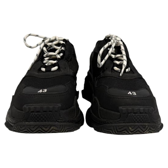 Balenciaga Triple S Sneakers in Black Polyester - Image 2