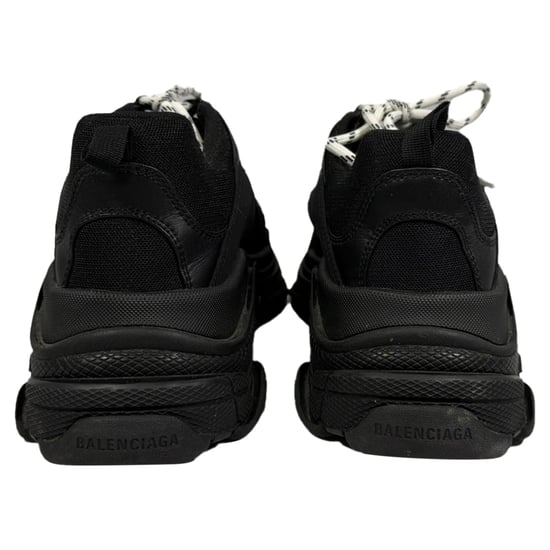 Balenciaga Triple S Sneakers in Black Polyester - Image 3