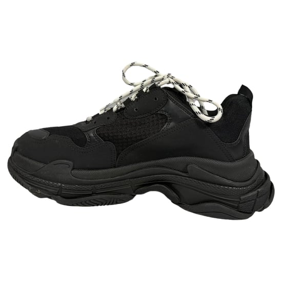 Balenciaga Triple S Sneakers in Black Polyester - Image 4