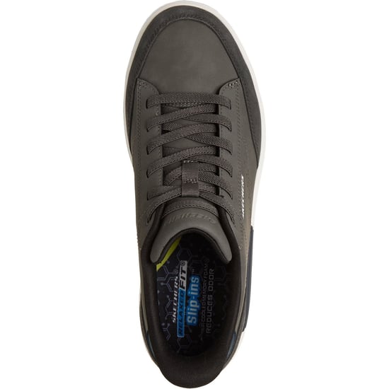 Skechers Verloma Radical Herrskor i Kolgrå Syntet / Mocka - Image 3