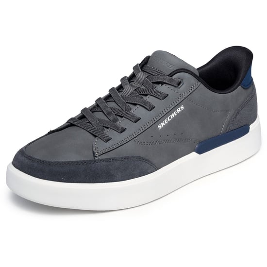 Skechers Verloma Radical Herrskor i Kolgrå Syntet / Mocka - Image 5